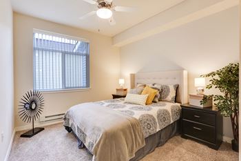 Apartment-model bedroom